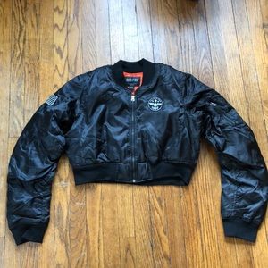 Black Bomber Jacket